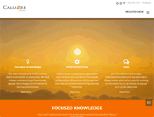 Tablet Screenshot of callieregroup.com
